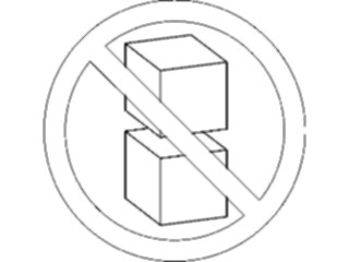 Sticker Custom Preview Image #117705 Signs Information Signs Do Not Stack