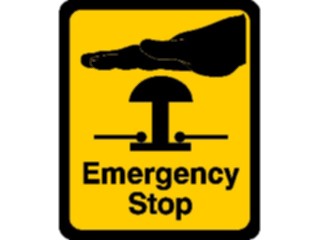 Sticker Custom Preview Image #117724 Signs Information Signs Emergency Stop