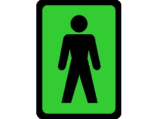 Sticker Custom Preview Image #117775 Signs Information Signs Mens Room1