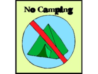 Sticker Custom Preview Image #117782 Signs Information Signs No Camping