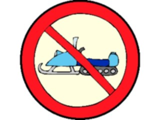 Sticker Custom Preview Image #117787 Signs Information Signs No Snowmobiles