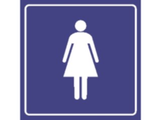 Sticker Custom Preview Image #117848 Signs Information Signs Womens Room2