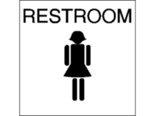 Sticker Custom Preview Image #117850 Signs Information Signs Womens Room4