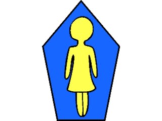 Sticker Custom Preview Image #117851 Signs Information Signs Womens Room5