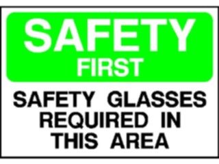 Sticker Custom Preview Image #117974 Signs Safety Signs Safety Glasses