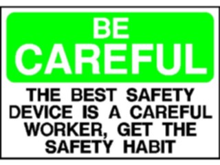 Sticker Custom Preview Image #117975 Signs Safety Signs Safety Habit