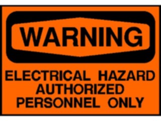 Sticker Custom Preview Image #118002 Signs Warning Signs Tags Authorized Personnel2