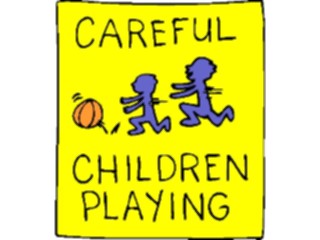 Sticker Custom Preview Image #118006 Signs Warning Signs Tags Careful Children Playing