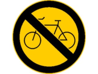 Sticker Custom Preview Image #118042 Signs Warning Signs Tags No Bikes1