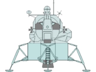 Sticker Custom Preview Image #118253 Space Lunar Module2