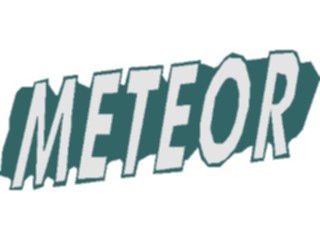 Sticker Custom Preview Image #118267 Space Meteor Title