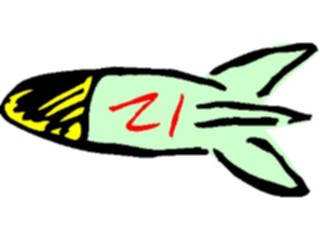 Sticker Custom Preview Image #118310 Space Rocket Cartoon07