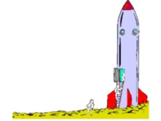 Sticker Custom Preview Image #118325 Space Rocket Cartoon22