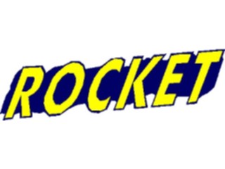 Sticker Custom Preview Image #118332 Space Rocket Title