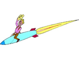 Sticker Custom Preview Image #118334 Space Rocketwith Passenger2