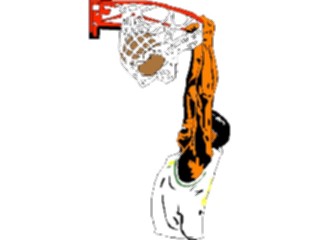 Sticker Custom Preview Image #118968 Sports Basketball Slam Dunk1
