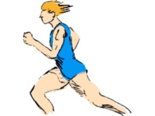 Sticker Custom Preview Image #119235 Sports Brush Stroke T F Runner2