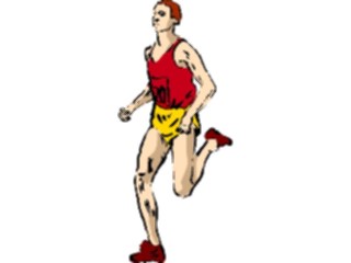 Sticker Custom Preview Image #119236 Sports Brush Stroke T F Runner3