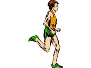 Sticker Custom Preview Image #119237 Sports Brush Stroke T F Runner4