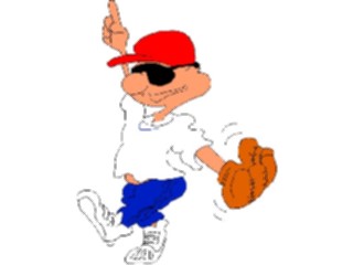 Sticker Custom Preview Image #119424 Sports Cartoons Baseball Player02