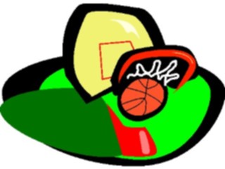 Sticker Custom Preview Image #119502 Sports Cartoons Basketball Backboard2