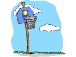 Sticker Custom Preview Image #119506 Sports Cartoons Basketball Backboard6