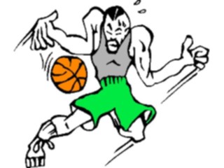 Sticker Custom Preview Image #119550 Sports Cartoons Basketball Player03