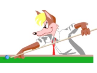 Sticker Custom Preview Image #119673 Sports Cartoons Billiards Coyote
