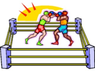 Sticker Custom Preview Image #119827 Sports Cartoons Boxing Ring2