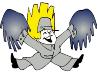 Sticker Custom Preview Image #119833 Sports Cartoons Cheerleader02