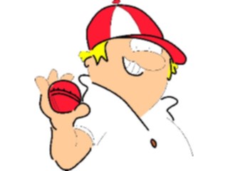 Sticker Custom Preview Image #119876 Sports Cartoons Cricket04
