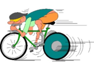 Sticker Custom Preview Image #119910 Sports Cartoons Cyclist01