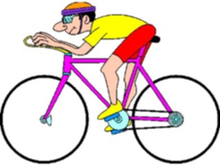 Sticker Custom Preview Image #119912 Sports Cartoons Cyclist03