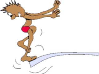 Sticker Custom Preview Image #119939 Sports Cartoons Diver10
