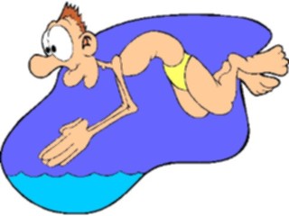 Sticker Custom Preview Image #119941 Sports Cartoons Diver12