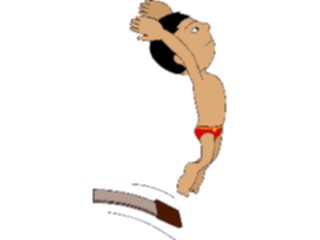 Sticker Custom Preview Image #119943 Sports Cartoons Diver14