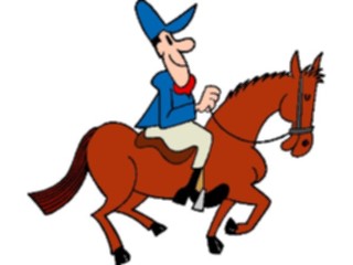 Sticker Custom Preview Image #119951 Sports Cartoons Equestrian3