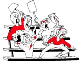 Sticker Custom Preview Image #119978 Sports Cartoons Fans Angry