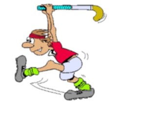 Sticker Custom Preview Image #120009 Sports Cartoons Field Hockey07