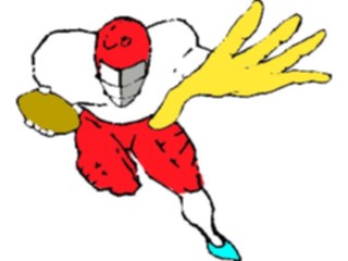 Sticker Custom Preview Image #120074 Sports Cartoons Football Player02