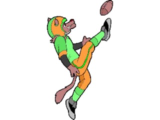 Sticker Custom Preview Image #120145 Sports Cartoons Football Wolf1
