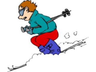 Sticker Custom Preview Image #120709 Sports Cartoons Skier16