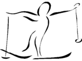 Sticker Custom Preview Image #120811 Sports Cartoons Skiing Cross Country3