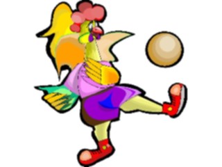 Sticker Custom Preview Image #120830 Sports Cartoons Soccer Chicken