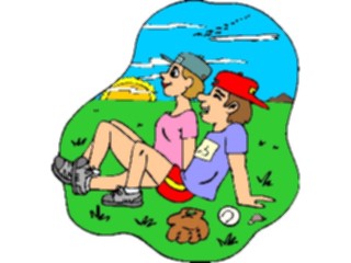 Sticker Custom Preview Image #120965 Sports Cartoons Softball Players14