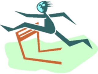 Sticker Custom Preview Image #121060 Sports Cartoons T F Hurdles02