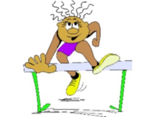 Sticker Custom Preview Image #121062 Sports Cartoons T F Hurdles04