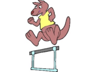 Sticker Custom Preview Image #121090 Sports Cartoons T F Kangaroo