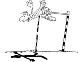 Sticker Custom Preview Image #121104 Sports Cartoons T F Pole Vaulter02