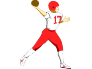 Sticker Custom Preview Image #121664 Sports Football Quarterback08